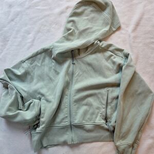 Old Navy Kids Zip-up Hoodie in Light Green